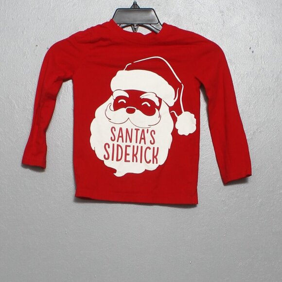 Carters just one you Santa’s sidekick long sleeve tee - Picture 1 of 4